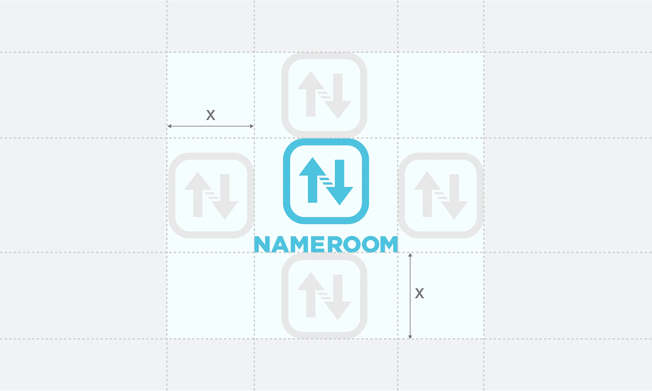 アイソレーションブランドロゴ縦型
