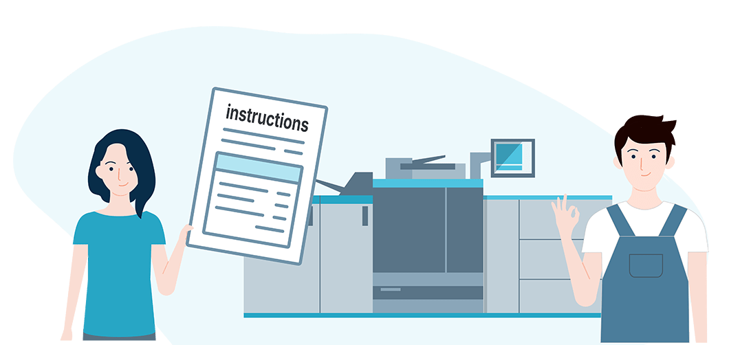 指示書・帳票の自動出力で、現場との連携もスムーズ